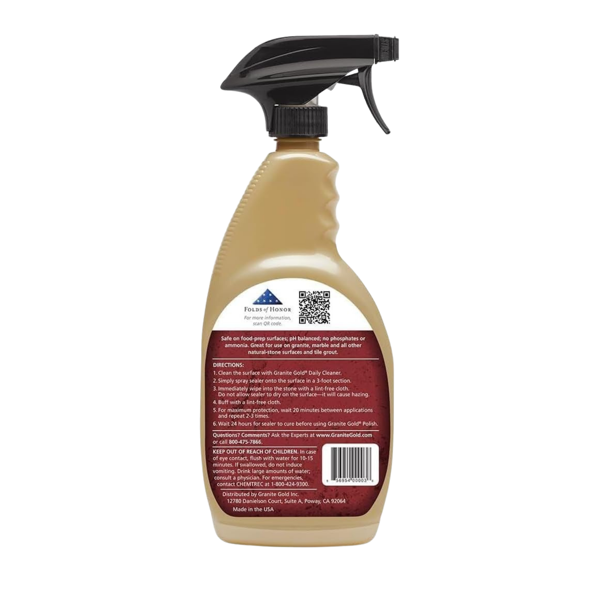 Sellador para granito 24 oz Granite Gold
