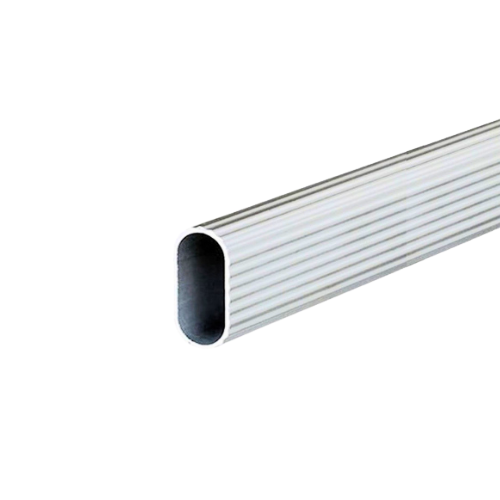 Tubo Ovalado Estriado de Aluminio 3 Metros