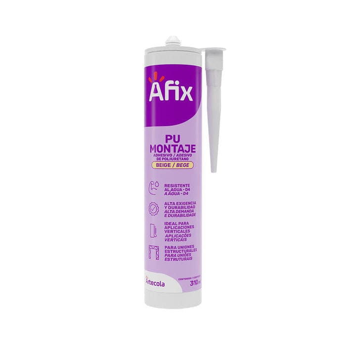 Afix pegamento montaje PU 310ML