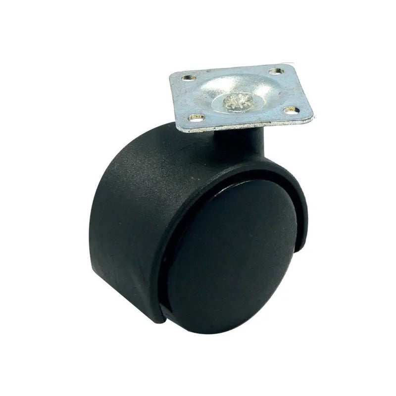 Rueda Para Mueble Negra Diametro 50mm